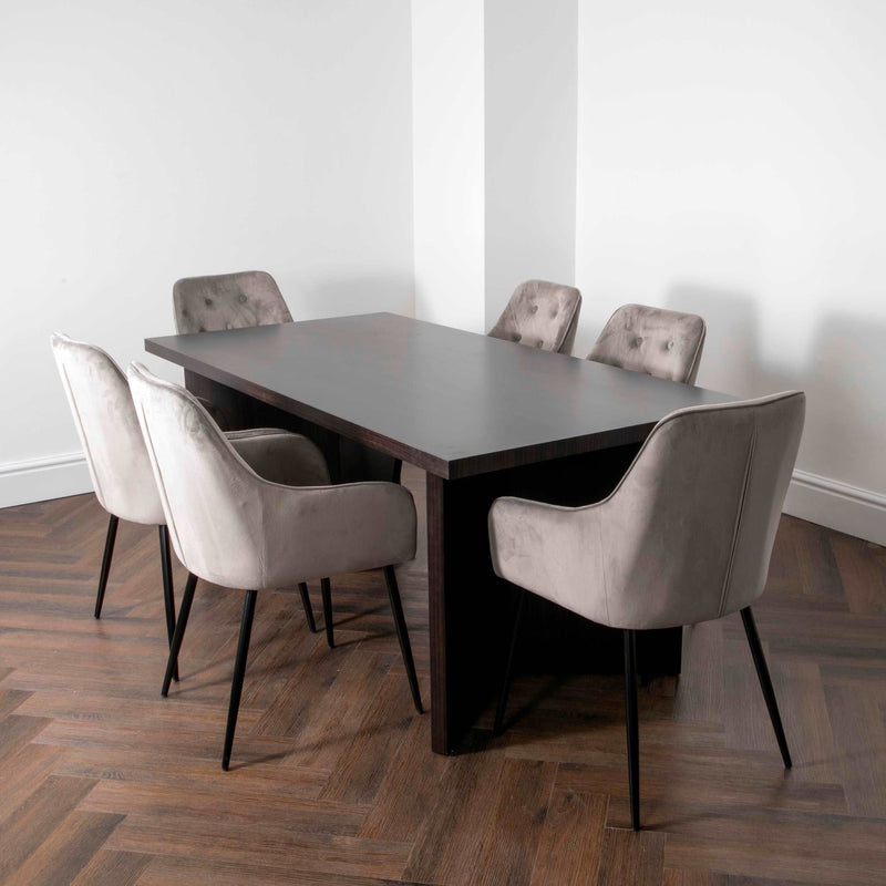 Ascot Espresso Walnut Dining Table-TrendGoat