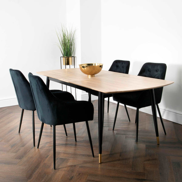 Cambridge Light Oak Dining Table-TrendGoat