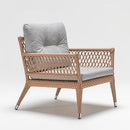 Camellia Plus 5-Seat Garden Lounging Table & Armchairs Set-TrendGoat