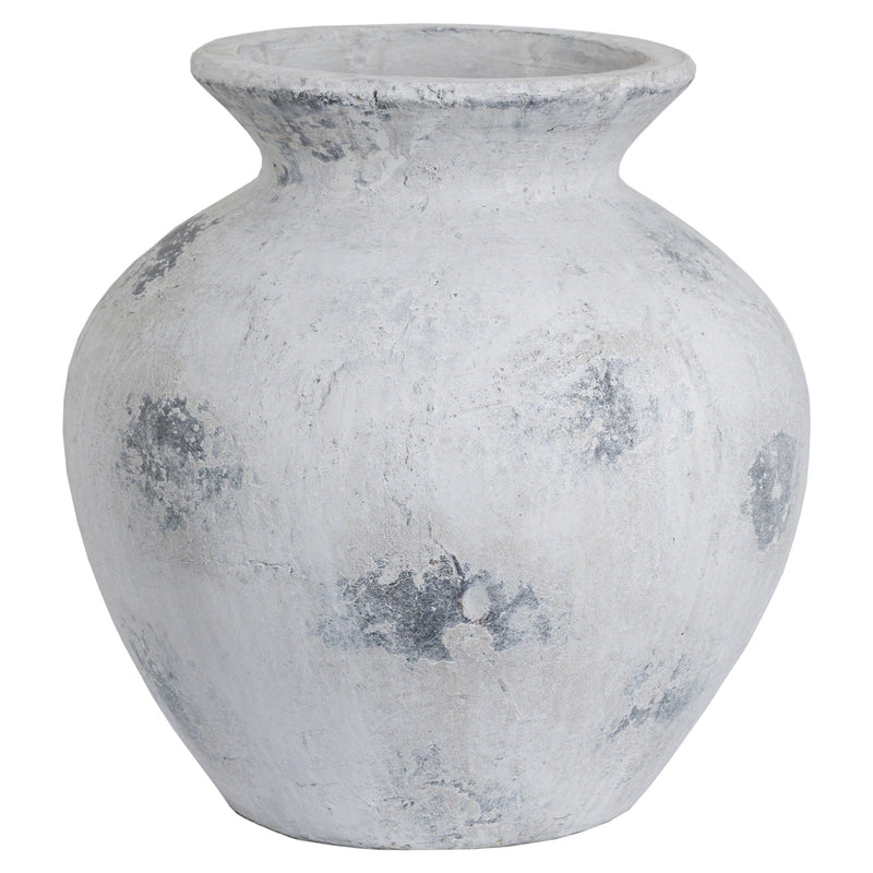 Downton Large Antique White Vase-TrendGoat