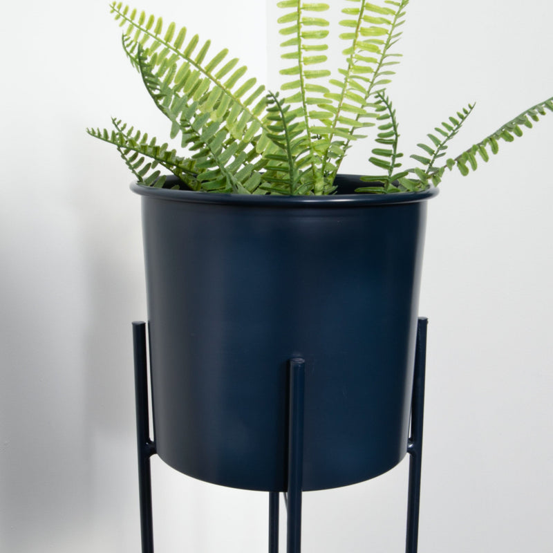 Stilts Navy Blue Plant Holder (60cm)-TrendGoat