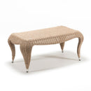 Rectangular garden coffee table with tempered glass top  – part of viola Lounging Collection by TrendGoat